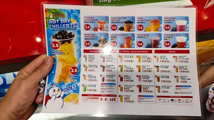 Mixue Menu Northpoint